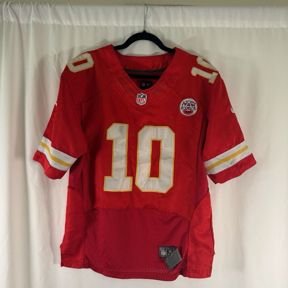 Tyreek Hill Kansas City Nike Jersey Men's Medium Red On Field Vneck Short Sleeve